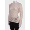 Knitted wool sweater