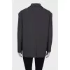 Gray wool jacket