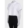 White cropped T-shirt