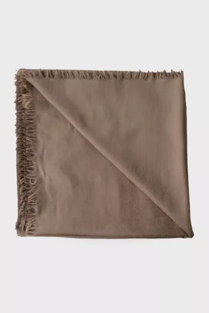 Scarf with signature print
