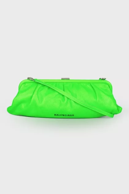 Grained Calfskin Cloud сlutch