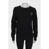 Men's natural wool sweater