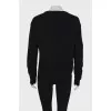 Men's natural wool sweater