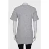 Short sleeve wool tunic