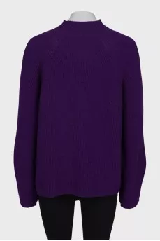 Purple sweater loose fit