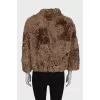 Natural fur coat