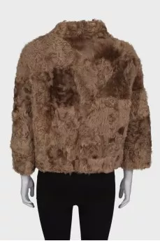 Natural fur coat
