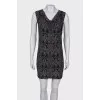 Black dress with rhinestones