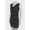 Black dress with rhinestones
