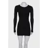 Wool shift dress