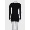 Wool shift dress