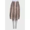 Skirt with an abstract pattern