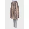 Skirt with an abstract pattern