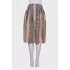 Skirt with an abstract pattern