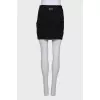 Black skirt with rhinestones