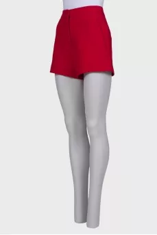 Wool and silk shorts