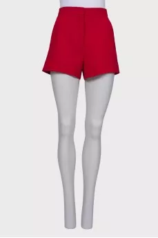 Wool and silk shorts