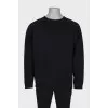 Men's black sweatshirt