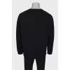 Men's black sweatshirt