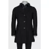 Straight-cut combo coat