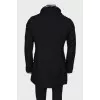 Straight-cut combo coat