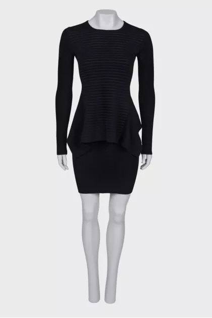 Black suit with a skirt