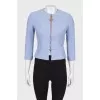 Jacket close-fitting in the waist with tag