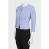 Jacket close-fitting in the waist with tag