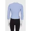 Jacket close-fitting in the waist with tag