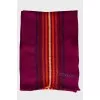 Purple scarf with tag