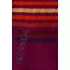 Purple scarf with tag