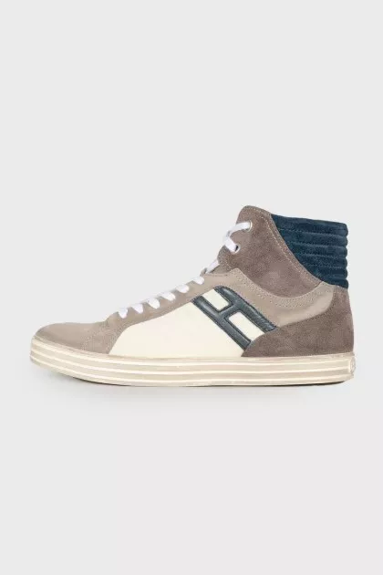 Men's sneakers in a combined color