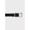 Patent leather belt
