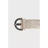 Gold braided belt