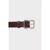 Brown leather belt