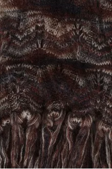 Knitted scarf with a pattern