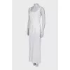 Linen dress with pockets
