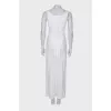 Linen dress with pockets