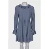 Lilac dress with ruffles