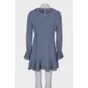Lilac dress with ruffles