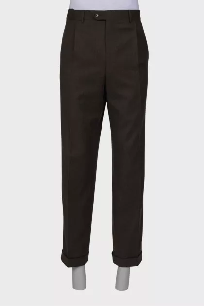 Men's wool trousers