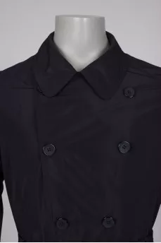 Men's double-breasted trench coat