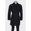 Men's double-breasted trench coat