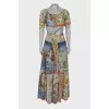 Maxi dress in print