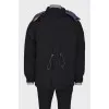 Men's reversible down jacket with tag