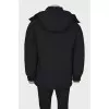 Men's reversible down jacket with tag