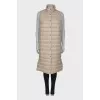 Long vest with pockets