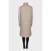 Long vest with pockets