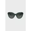 Green sunglasses with rhinestones