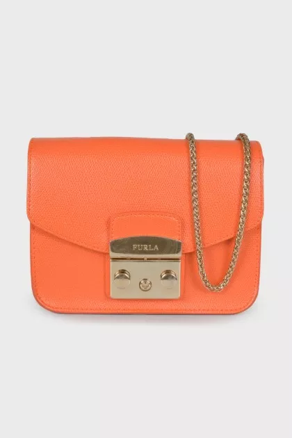 Mini bag with gold hardware